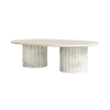 Mable Coffee Table Circle Profiled Circular Top