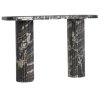 Marble Console Table Circular Edge