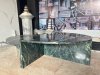 Marble Coffee Table Stacked Emerald Design Veins
