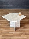 Marble Coffee Table Minimalistic Structured Leaf Elegante