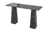 Marble Console Table Pyramid Sharp Leg Pointy
