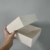 Cetak Custom Box / Kotak Nasi Ivory 18 x 18 x 7 cm – Ivory 300 & 350 gsm