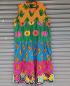 African Cotton Dress Colorful hip style