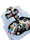 VIPER Sleeveless Denim Shirt - Positive : Alice