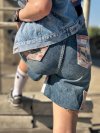 SHOTGUN Denim Shorts - Easter : Sunoco (S)