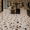 Mid-Flower Green and Red Terrazzo