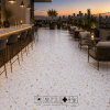Snow Shadow Yellow Day Terrazzo