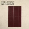 M75317ZY  Flat edge (Matt)