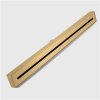 Linear Floor Drain + Polished Brass