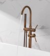 Floor Mounted Faucet + Antique Brass