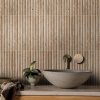 T025148-3 Stone Elongated Convex Mosaic