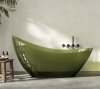 GavynGlow™ Transparent Resin Freestanding Bathtub