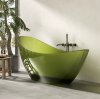 GavynGlow™ Transparent Resin Freestanding Bathtub