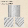 T025148-1 Stone Elongated Convex Mosaic