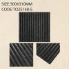 T025148-5 Stone Elongated Convex Mosaic