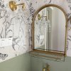 Vintage curved mirror