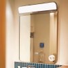 Wall-mounted Smart LED Bathroom Mirror – Ultra-clear glass with built-in LED lighting, perfect for bathrooms and wash areas. Features a durable stainless steel frame and customizable sizing to fit your space.