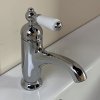 Vintage-Style Basin Faucet Timeless retro design with elegant ceramic handles, perfectly suited for all types of washbasins. Crafted for premium quality and lasting durability.