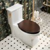 Vintage WC with Wood Lid