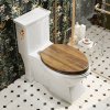 Vintage WC with Wood Lid