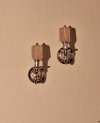 Pink Quartz Lamp earring