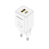 PISEN QUICK GaN Type-C+USB-A 20W Fast Wall Charger