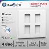 IWACHI แผงหน้ากาก 4 ช่อง