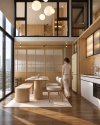 พื้นที่รับประทานอาหารเชื่อมครัว — Shush Condo พื้นที่รับประทานอาหารเชื่อมครัว — Shush Condo