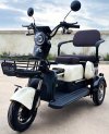 solos lx30 electric tricycle 600W removable battery made in thailand-navy–ivory