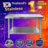Stainless tableโต๊ะสแตนเลส เกรด 304 แข็งแรงทนทาน  ขนาด 150*60*80 // 150*70*80 // 150*80*80