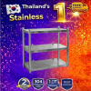 Wall Mounted Stainless Shelf // ชั้นวางของสแตนเลส แบบติดผนัง เกรด 304  แข็งแรงทนทาน รับประกันคุณภาพจากประเทศเกาหลี
