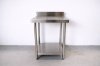 โต๊ะสแตนเลส แบบมีที่กั้น เกรด 201//Stainless table with dividersแข็งแรง รับประกันคุณภาพจากประเทศเกาหลี ขนาด60*60*80