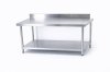 โต๊ะสแตนเลสแบบมีที่กั้น เกรด 201//Stainless table with dividers แข็งแรง รับประกันคุณภาพจากประเทศเกาหลี ขนาด 180*60*80