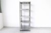 ชั้นวางของสแตเลส แบบตั้งพื้น 5 ชั้น เกรด 201// 5-Tier Stainless steel shelf แข็งแรงทนทาน รับประกันคุณภาพจากประเทศเกาหลี