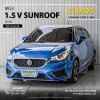 MG 3, 1.5 V SUNROOF ปี 2018 สีน้ำเงิน ขาว โฉม ปี14-24
