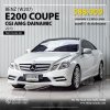 BENZ E-CLASS, E200 COUPE CGI AMG ปี 2013 โฉม W207 ปี09-16
