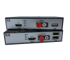 "HDMI KVM 1x9 Fiber Based"จำหน่าย Multimedia Converter  รุ่น "HDMI KVM 1x9 Fiber Based"
