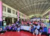 SAN HE sharing happiness and warm smiles with students at Wat Klang Khlong Song School