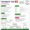 Tofamate Tab 60mg | ยาแก้ปวดลดไข้ ลดอักเสบสำหรับสุนัข (1 แผง 10 เม็ด)