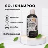 Soji แชมพูอาบน้ำ สำหรับสุนัขและแมว | สูตรชาโคล ลดกลิ่นตัว (250ml)