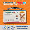 Simparica Trio 1.25-2.5kg | ยากินกำจัดเห็บหมัด และพยาธิ สำหรับสุนัข