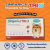 Simparica Trio 10-20kg | ยากินกำจัดเห็บหมัด และพยาธิ สำหรับสุนัข