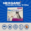 NexGard Chewable Tablet 10-25kg | ยากินกำจัดและป้องกันเห็บหมัด ไร ขี้เรื้อน สำหรับสุนัข