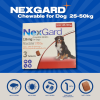 NexGard Chewable Tablet 25-50kg | ยากินกำจัดและป้องกันเห็บหมัด ไร ขี้เรื้อน สำหรับสุนัข