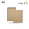 Brown BA document envelope size 6x9 inch , 110gsm
