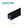 Module bearing rail Pro35 mm, 1500 mm (BLACK ANODIZED)