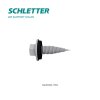 self tapping screw 5,5x25 A2 w.seal.wash