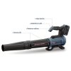 ROWEL เครื่องเป่าใบไม้ไร้สาย 20V พร้อมแบต/แท่นชาร์จ รุ่น DLB550-S