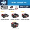 แบตเตอรี่ลิเธียมไอออน 20V OSUKA รุ่น UltraCell+