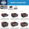 OSUKA แบตเตอรี่ 20V 2.0Ah, 4.0Ah, 5.0Ah, 7.5Ah, 8.0Ah, 10.0Ah